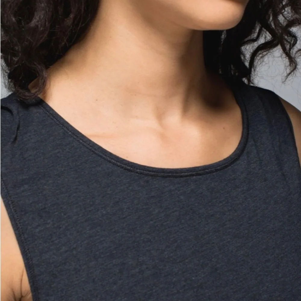 Lululemon Salutation To Savasana Dress Heathered Black